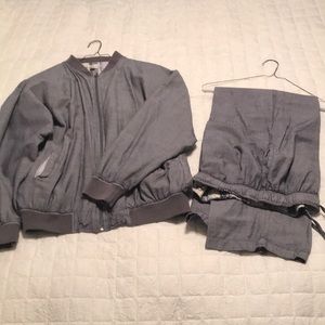 💚Bullock&Jones large lounge jacket and pants.